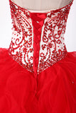2024 Sweetheart Ball Gown Quinceanera Robes Longueur au sol avec des perles
