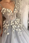 Robe de ballet en robe de balle 2024 Robes de quinceanera à la main avec des fleurs à la main Tulle