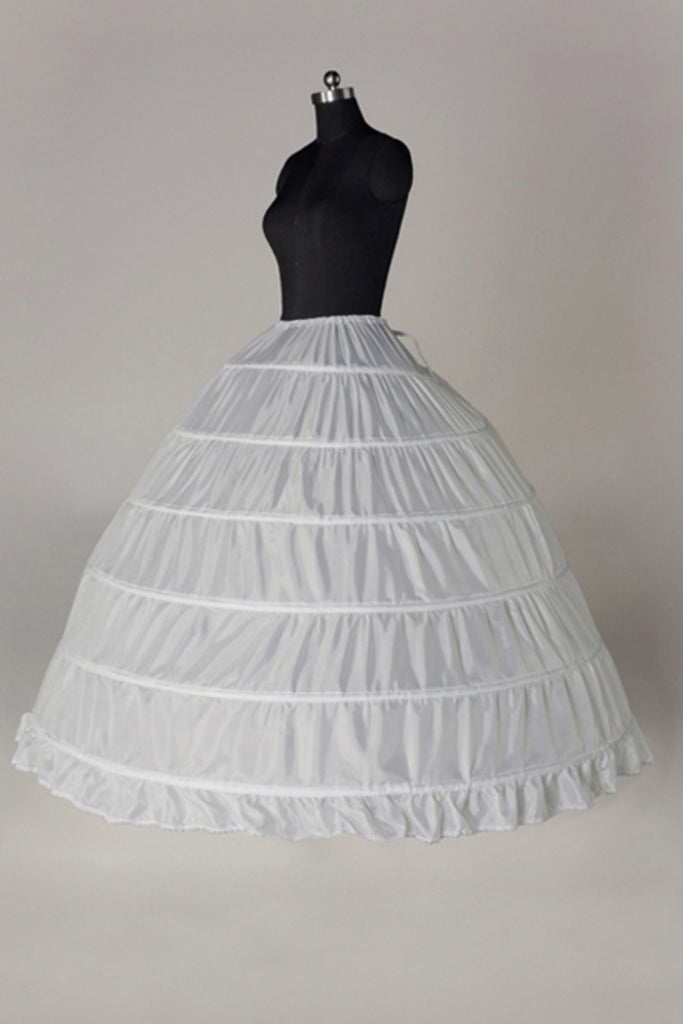 Les femmes en nylon de longueur de plancher 1 Tiers robe de bal Jupons P005