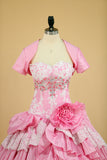 2022 robe de bal Quinceanera Pick Up Layered Jupe