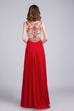 2022 Hot vente Scoop une gamme complète Longueur Rouge Robe de bal Tulle perlé corsage avec jupe en mousseline