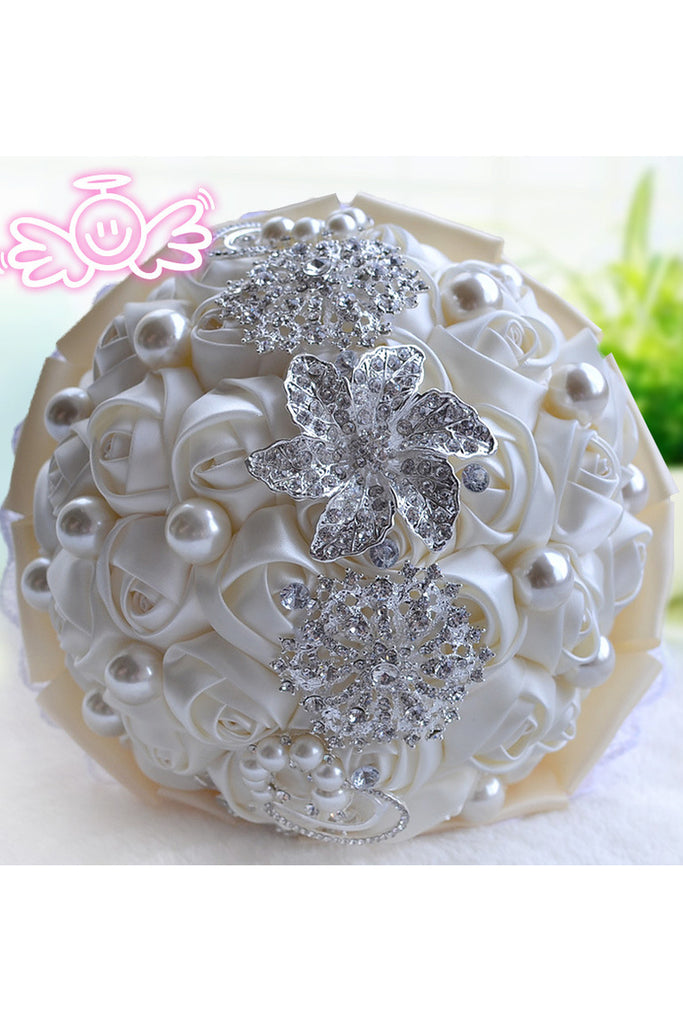 Shiny / Fascinant ronde en satin de mariée Bouquets