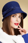 Mode Automne Laine / Hiver Femme Avec Bowler / Chapeau cloche