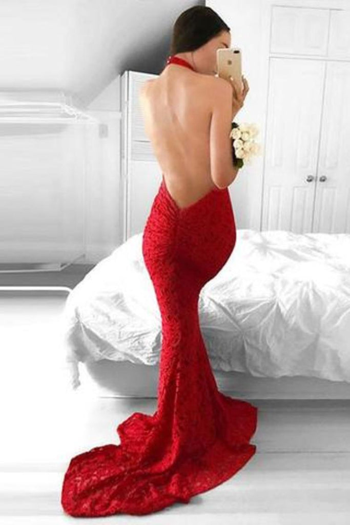 2024 Sexy Lace Nouvelle Arrivée Robes de bal en col haut Mermaid Zipper Up