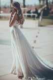 Une ligne de robes de mariée en tulle chérie avec des appliques, des robes de mariée
