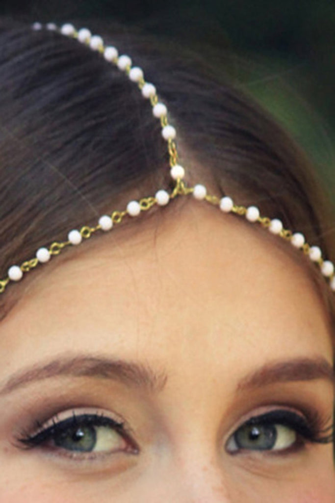 Élégant en alliage / Perles femmes cheveux Bijoux T1016