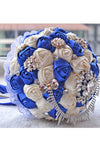Élégant satin ronde / Ruban Bouquets de mariée
